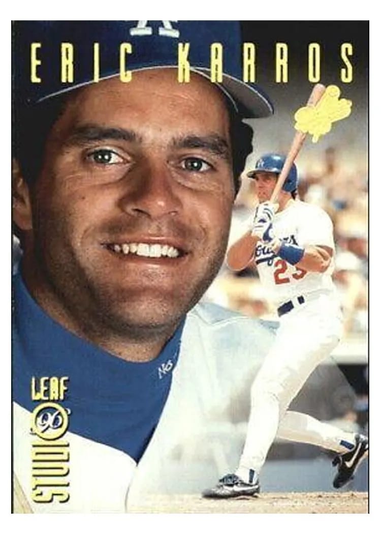 1996 Studio eric karros #7 card
