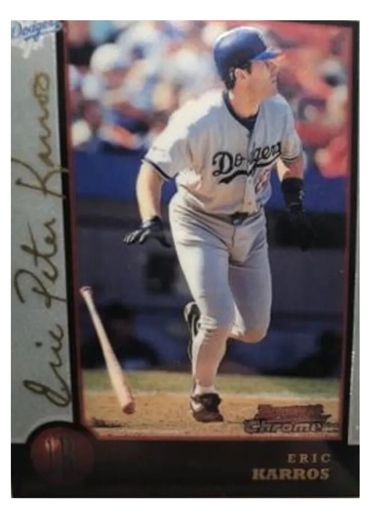 1998 Bowman Chrome Golden Anniversary Eric Karros #228