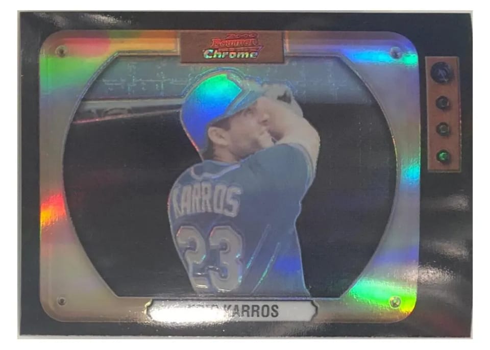 2000 Bowman Chrome Eric Karros Retro #22
