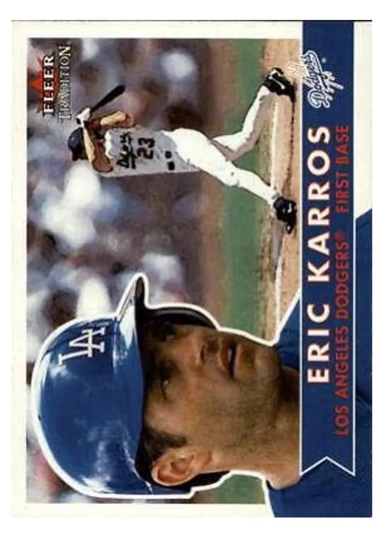 2001 Fleer Eric Karros #8 card