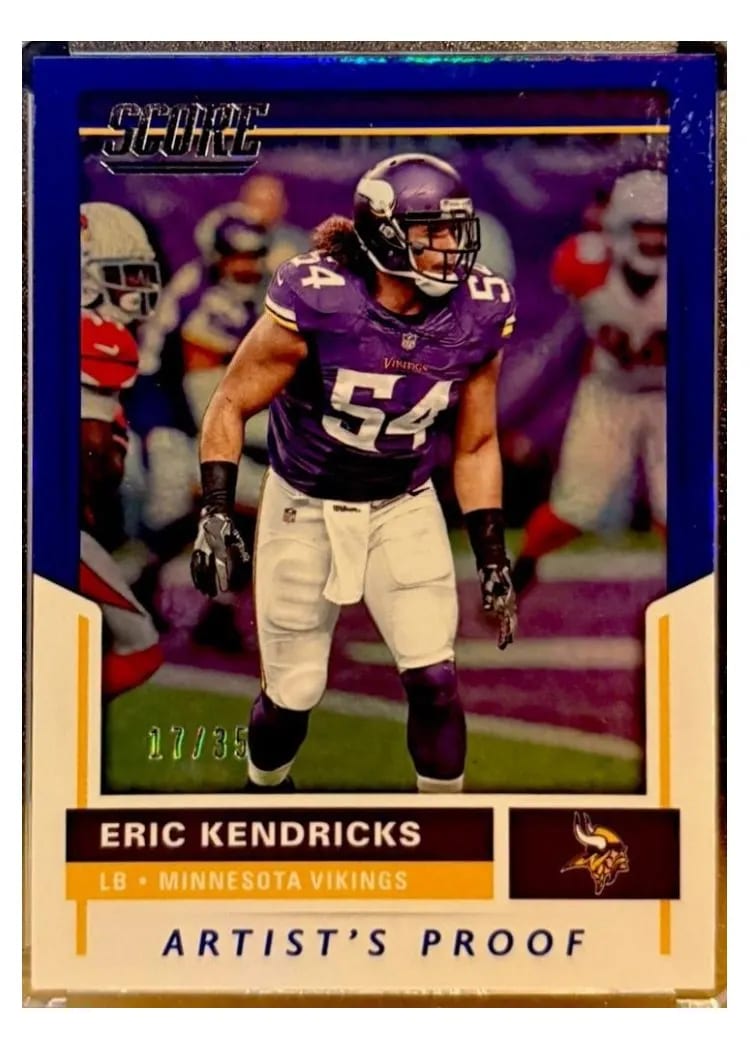 2017 Score Base Set Eric Kendricks #3 card