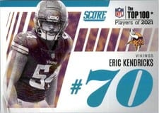 2022 Score Top 100 Eric Kendricks #T70 card