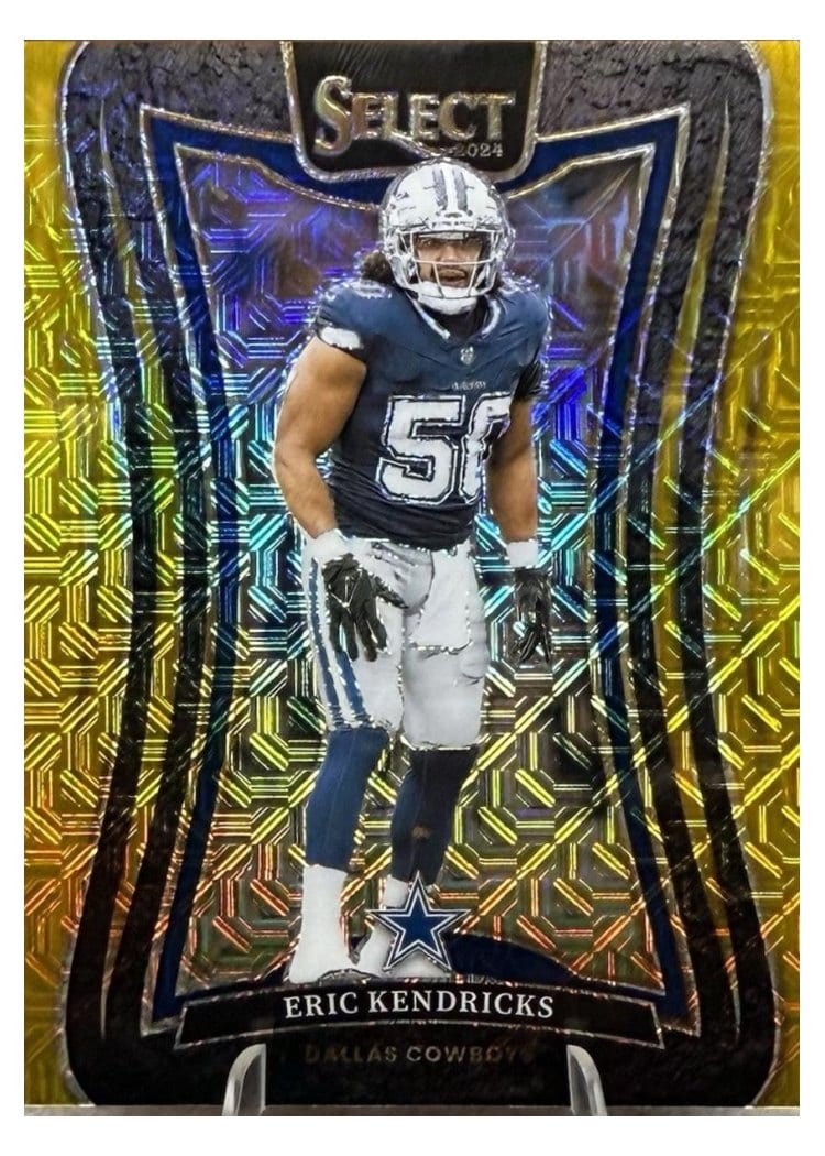 2024 Panini Select Base Set Eric Kendricks Gold Prizm #337 card