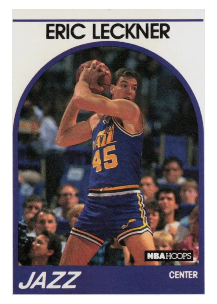 1989 Hoops Eric Leckner #12 card
