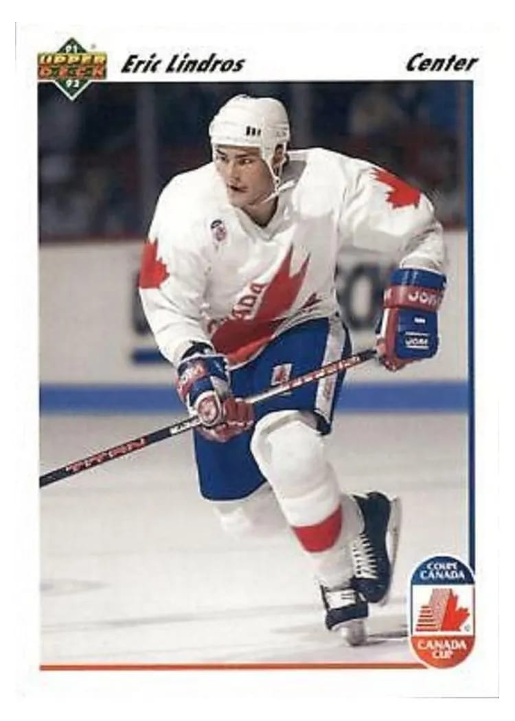 1991 Upper Deck Eric Lindros #9 card