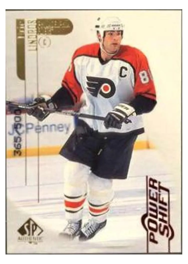 1998 SP Authentic Eric Lindros #61 card