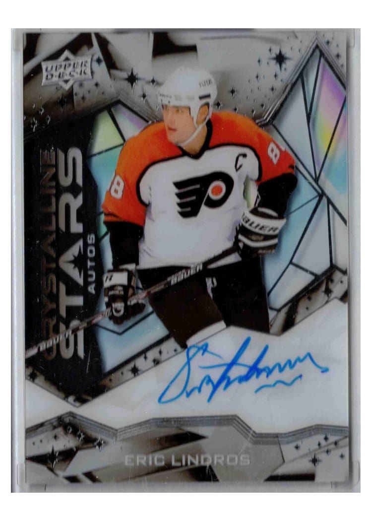 2024-25 Upper Deck Clear Cut Crystalline Stars Eric Lindros #CSA-EL card