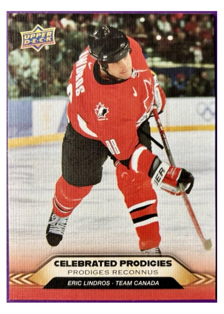 2025-26 Tim Hortons Team Canada Olympic Hockey Celebrated Prodigies Eric Lindros #CP-6 card