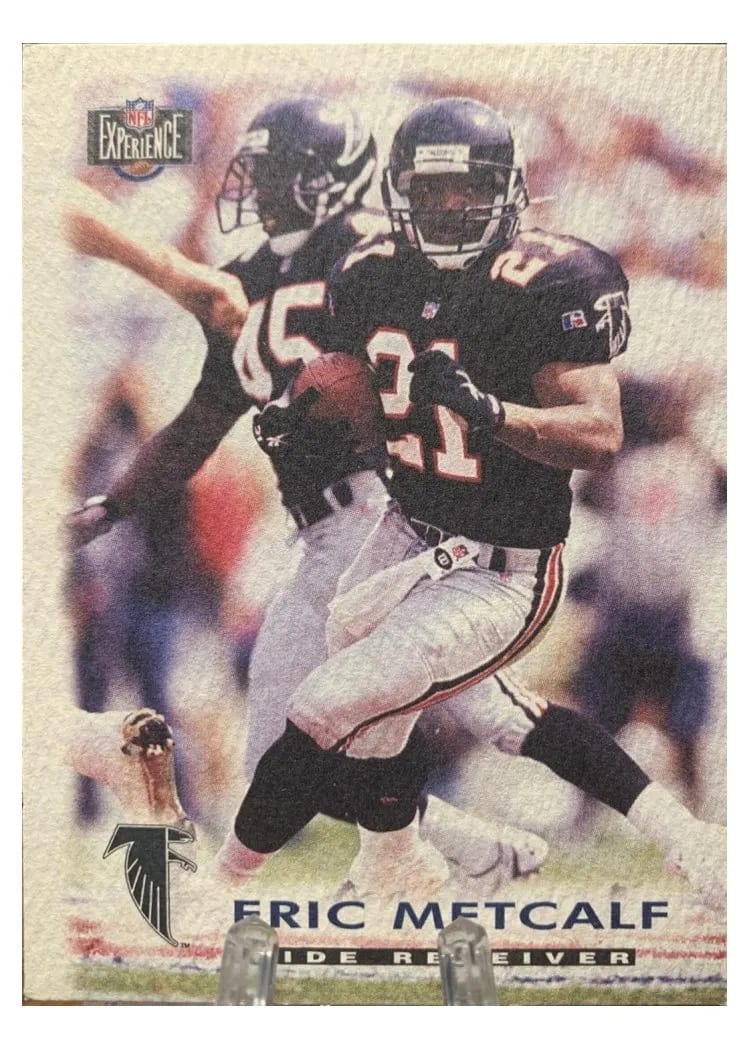 1997 Panini Score Board NFL Experience Eric Metcalf #21 card