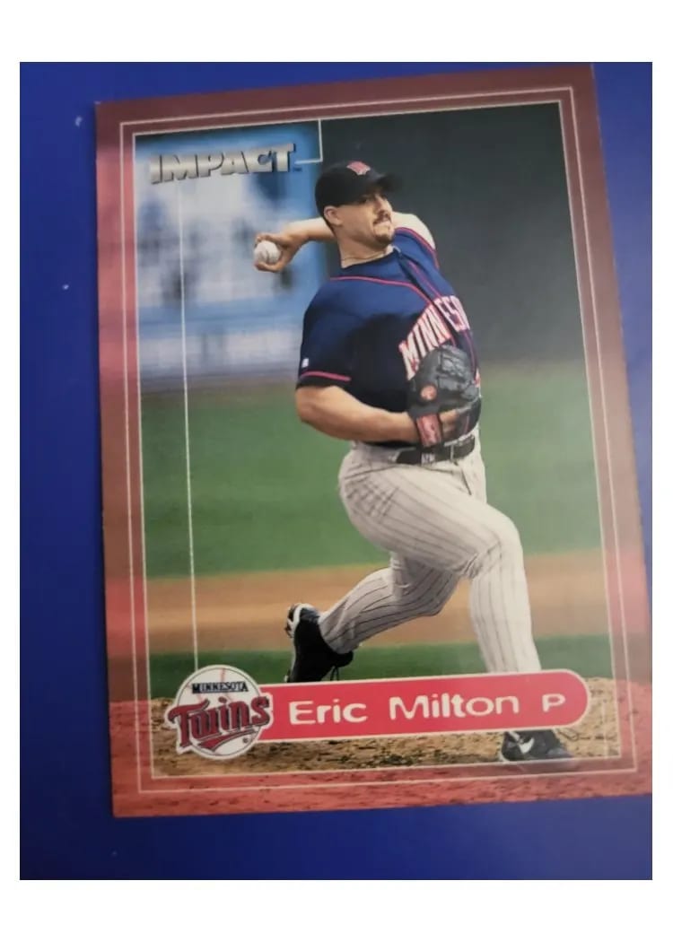 2000 Fleer Impact Eric Milton #96 card