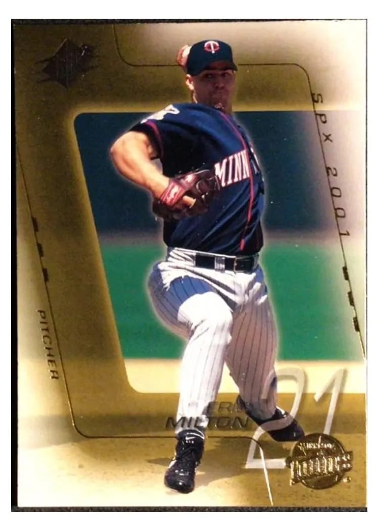 2001 Spx Eric Milton #31 card