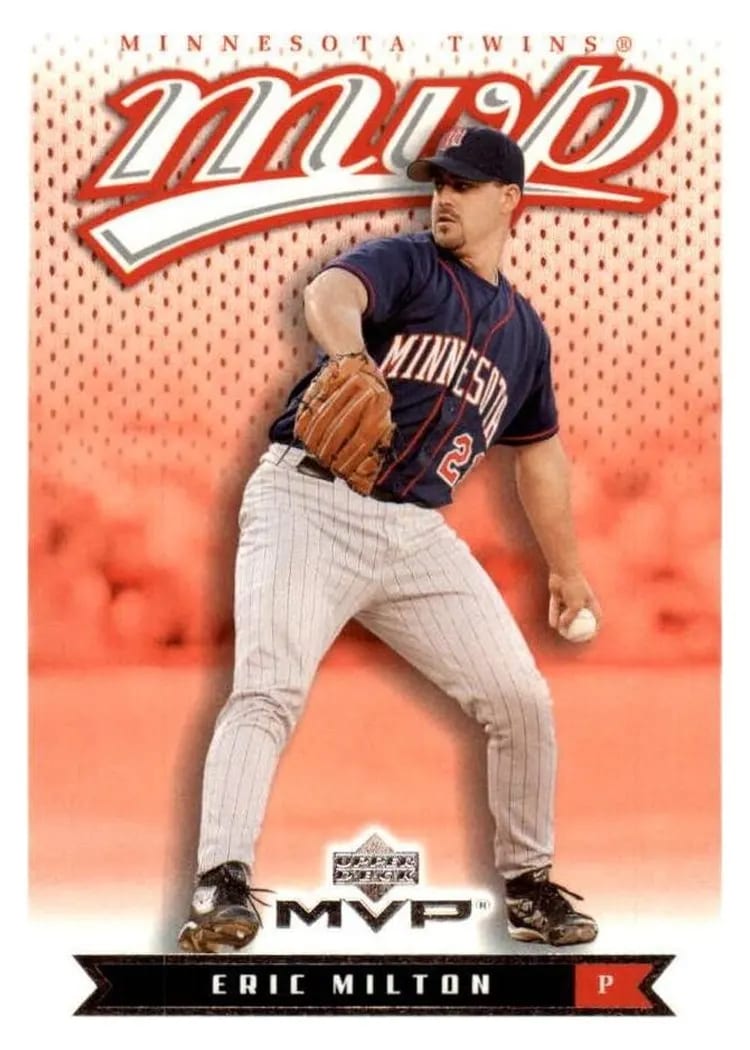 2003 Upper Deck MVP Eric Milton #113 card