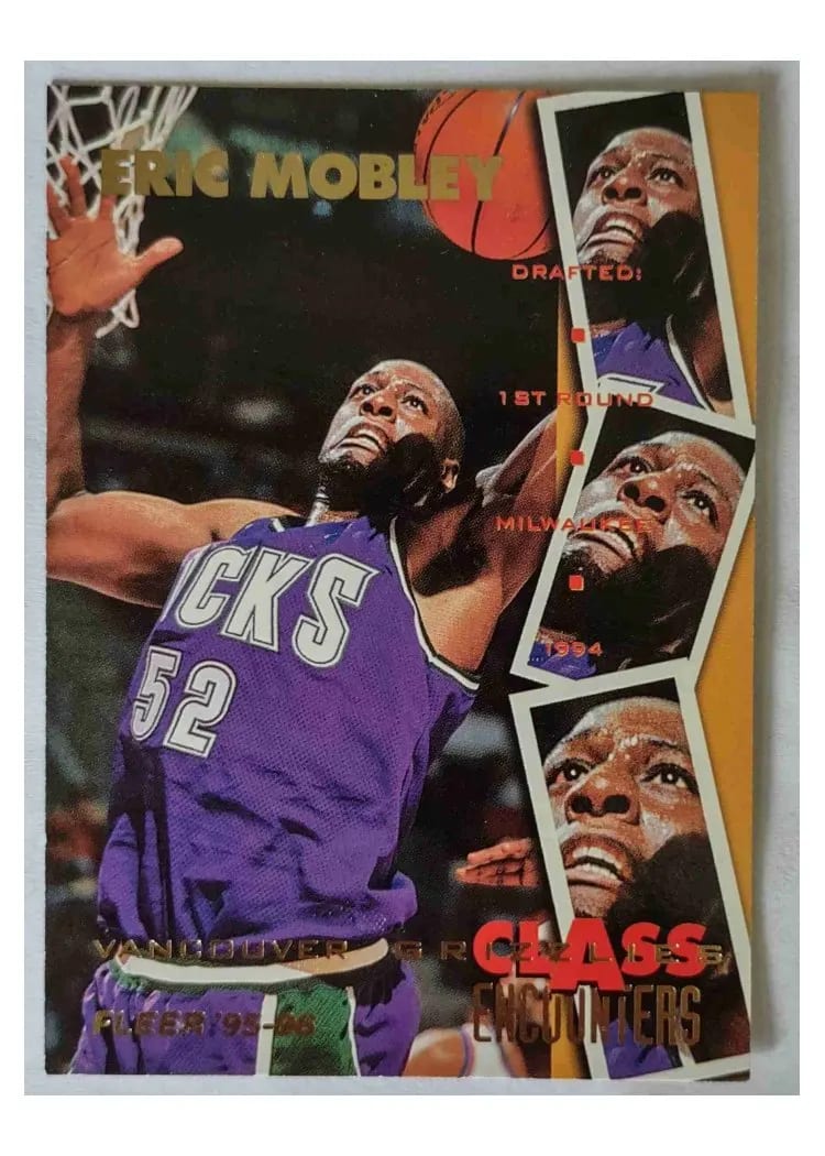 1995 Fleer Class Encounters Eric Mobley #9 card