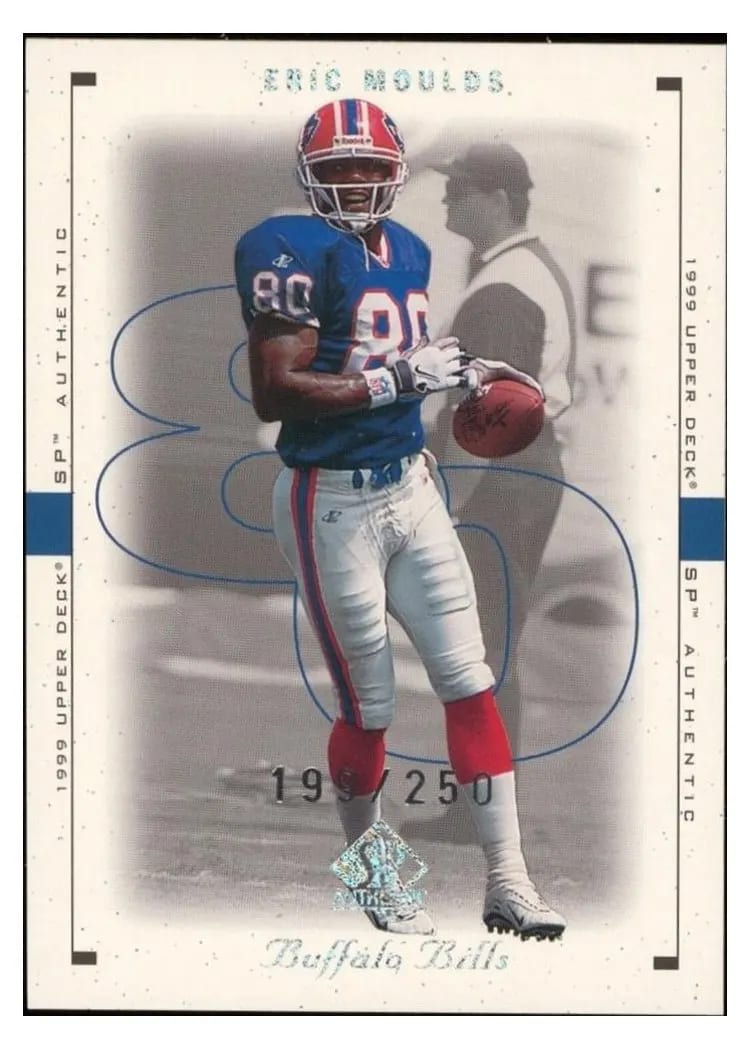 1999 SP Authentic Eric Moulds #11 card