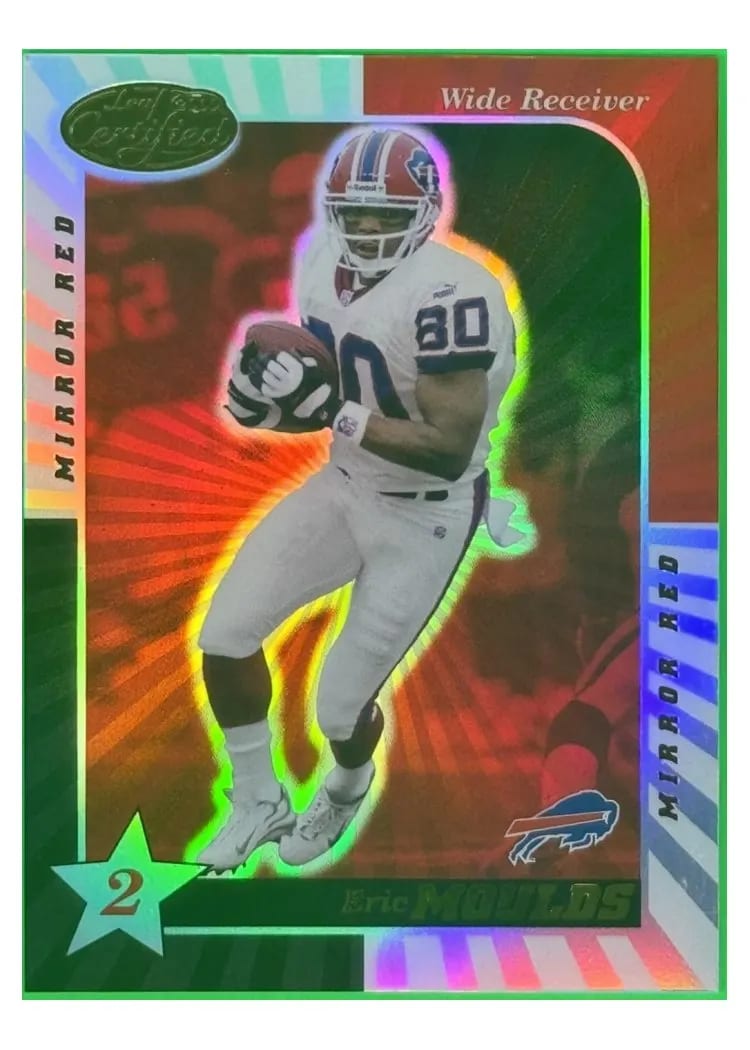 2000 Leaf Certified Eric Moulds #102 card