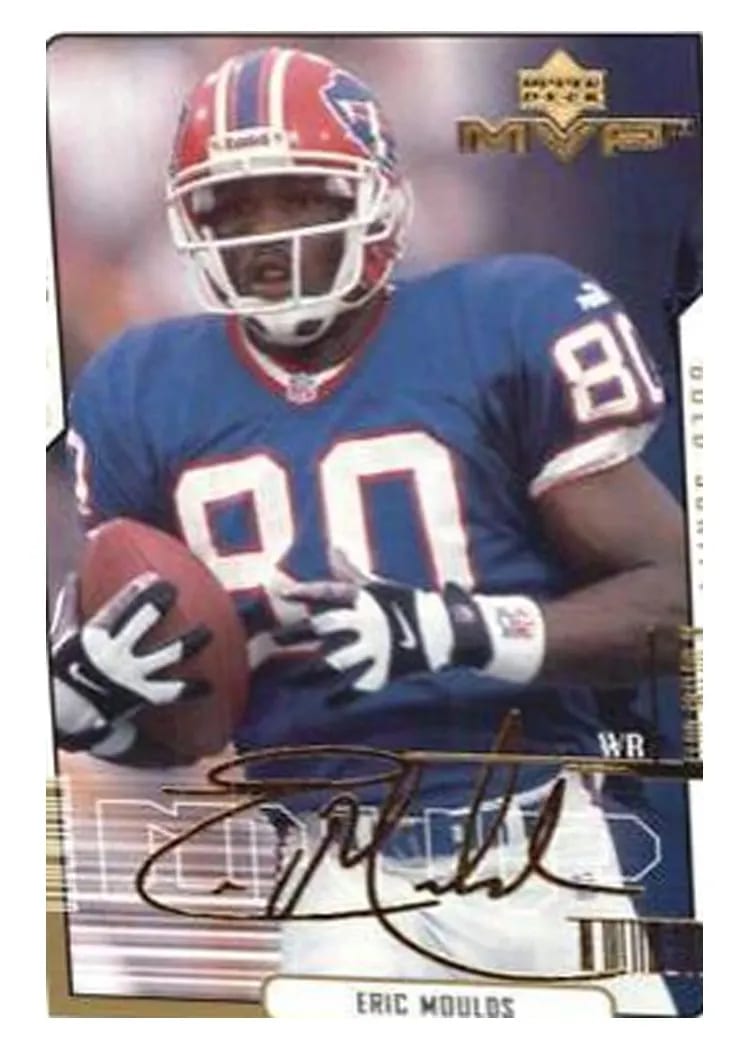 2000 Upper Deck MVP Eric Moulds #21 card