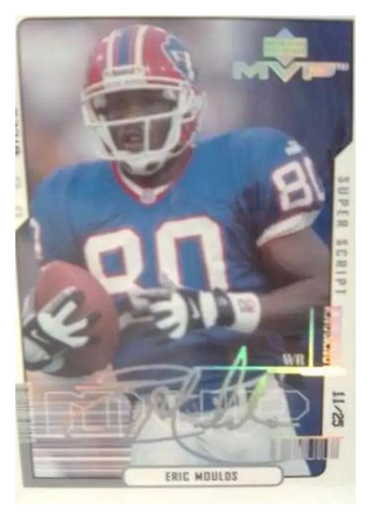2000 Upper Deck MVP Eric Moulds #21 card