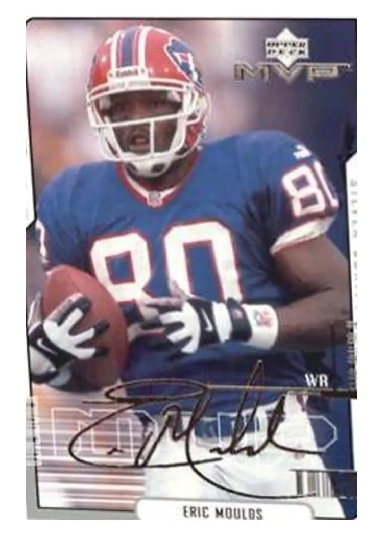 2000 Upper Deck MVP Eric Moulds #21 card