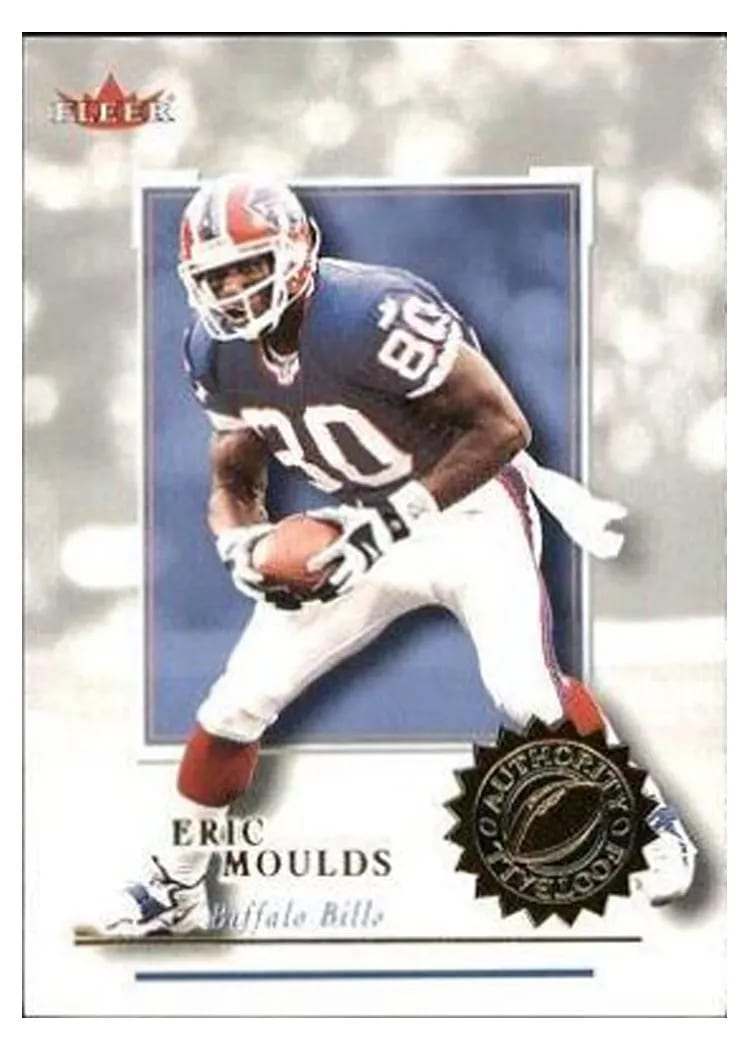 2001 Fleer Authority Eric Moulds #10 card