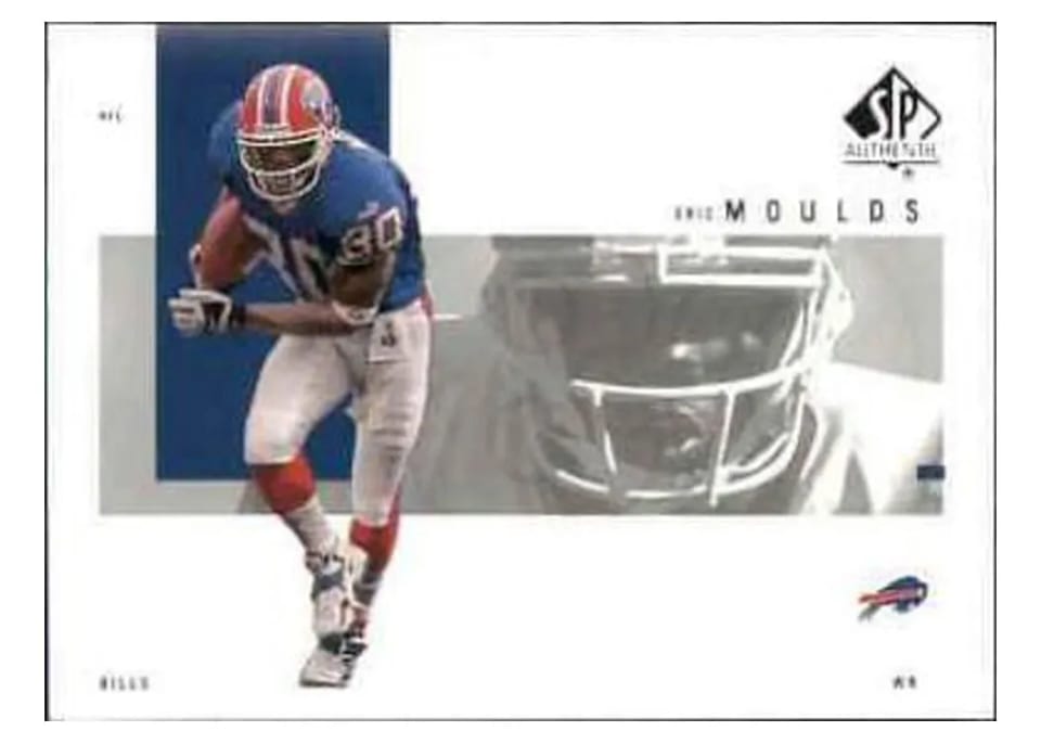 2001 SP Authentic Eric Moulds #12 card