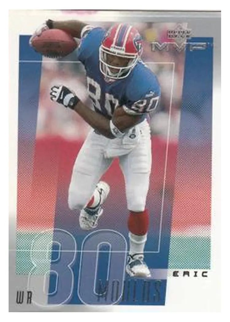 2001 Upper Deck MVP Eric Moulds #28 card