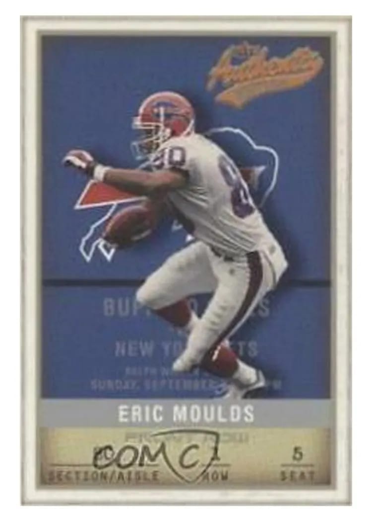 2002 Fleer Authentix Eric Moulds #41 card