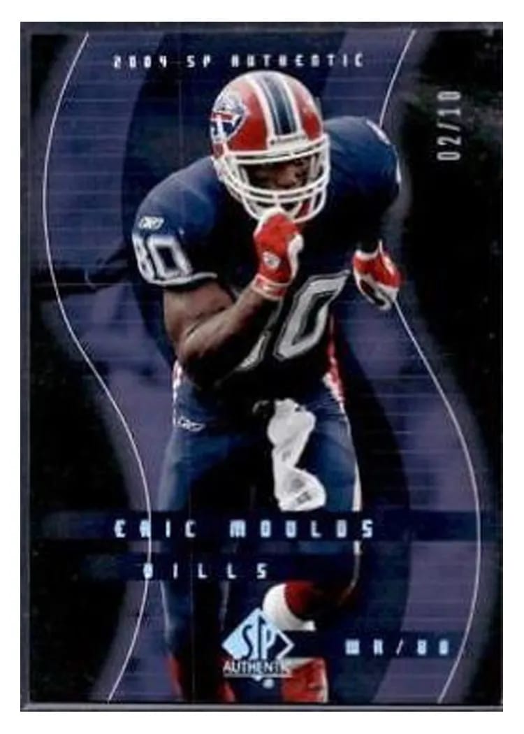 2004 SP Authentic Eric Moulds #10 card