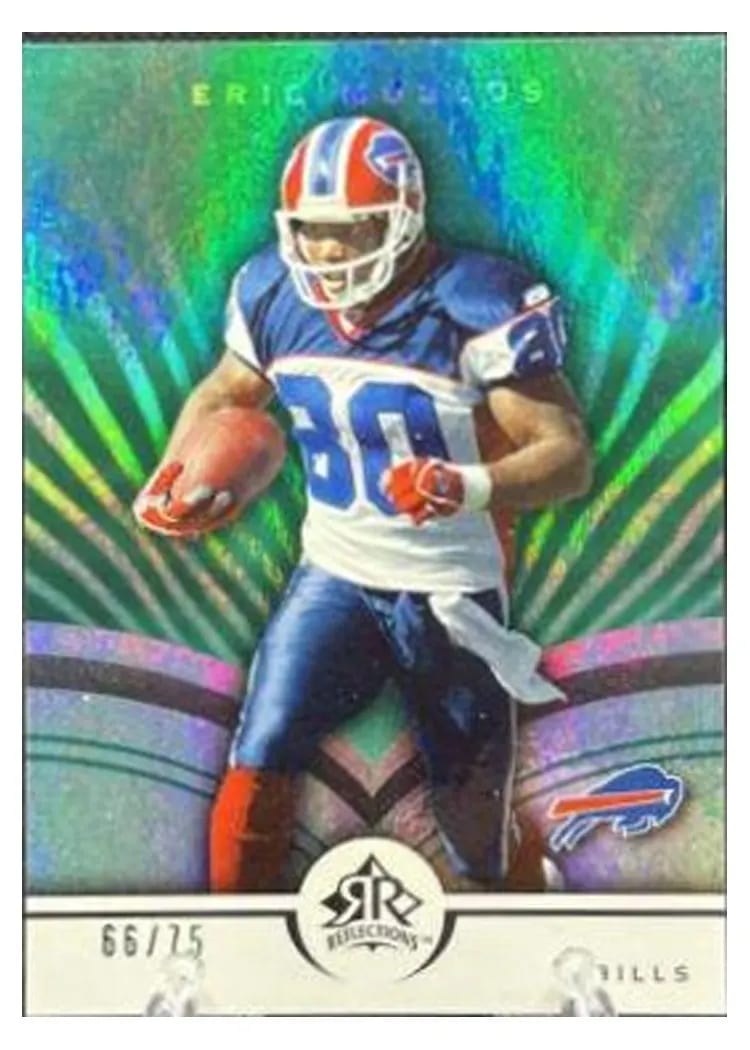 2005 Upper Deck Reflections Eric Moulds #14 card
