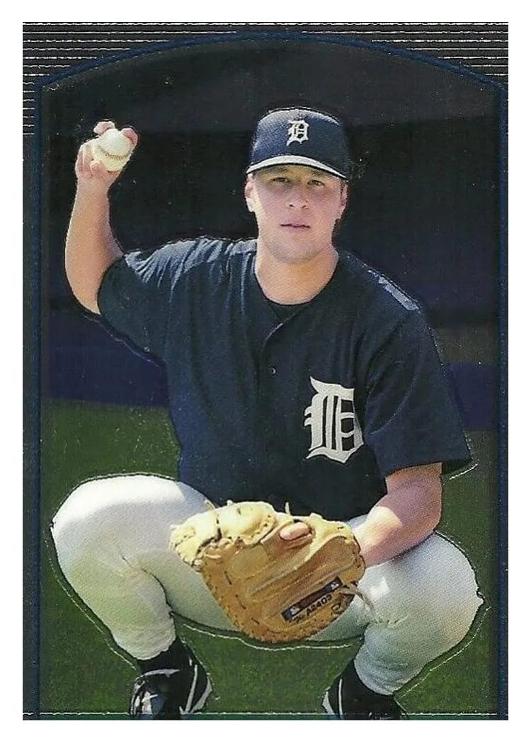 2000 Bowman Chrome Oversize Eric Munson #6 card