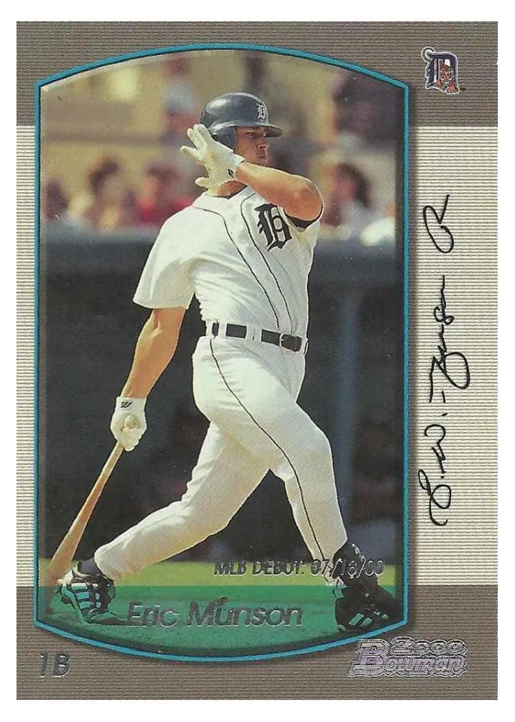 2000 Bowman Draft Picks Eric Munson #13 card