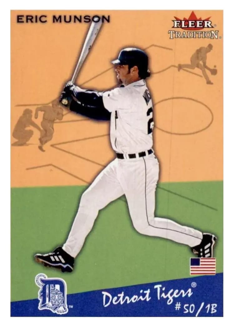 2002 Fleer Tradition Eric Munson #256 card