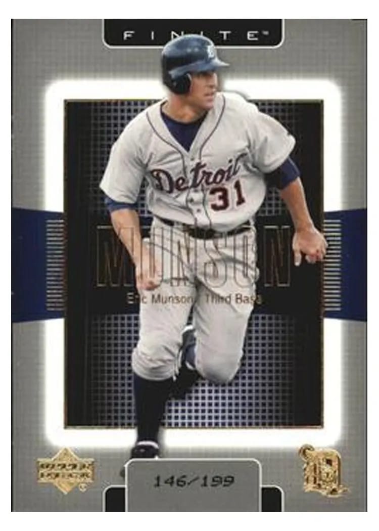 2003 Upper Deck Finite Eric Munson #39 card