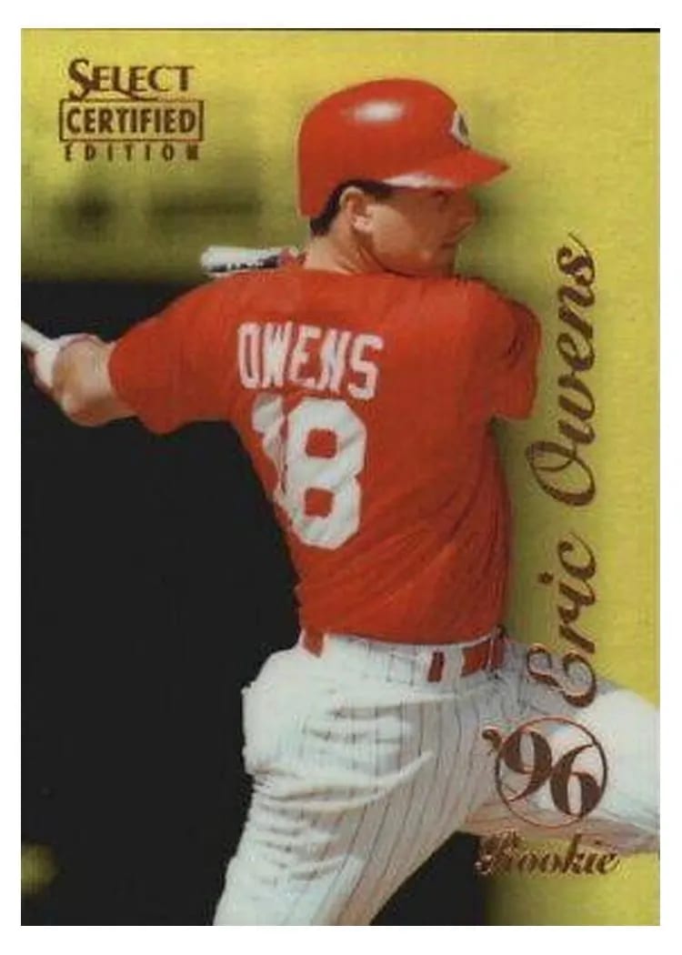 1996 Select Certified Eric Owens #119 card