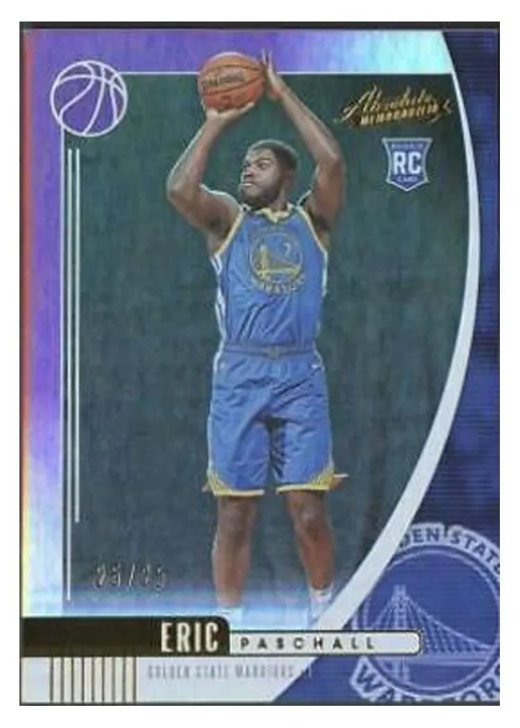 2019 Panini Absolute Memorabilia Eric Paschall #13 card