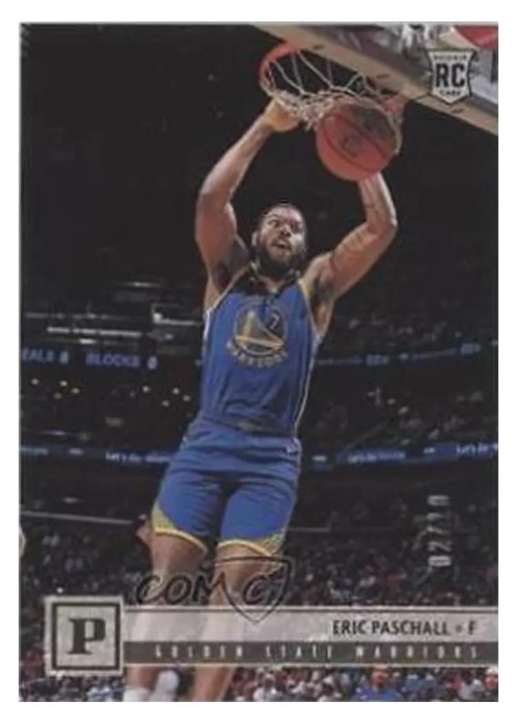 2019 Panini Chronicles Eric Paschall Gold #107 card