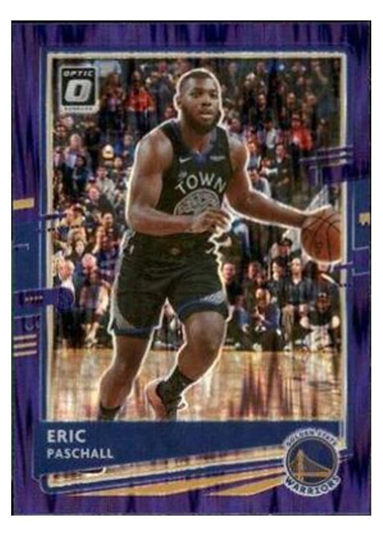 2020-21 Donruss Optic Base Set Eric Paschall Purple Shock #46 card