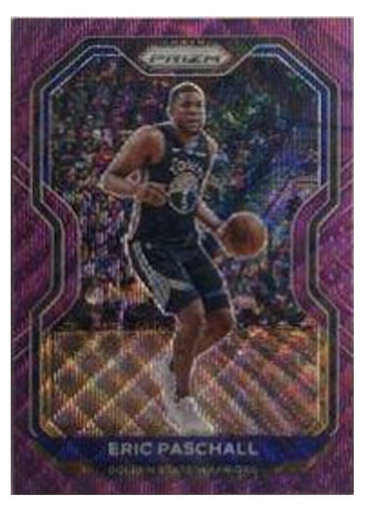 2020-21 Panini Prizm Base Set Eric Paschall Purple Wave Prizm #71 card