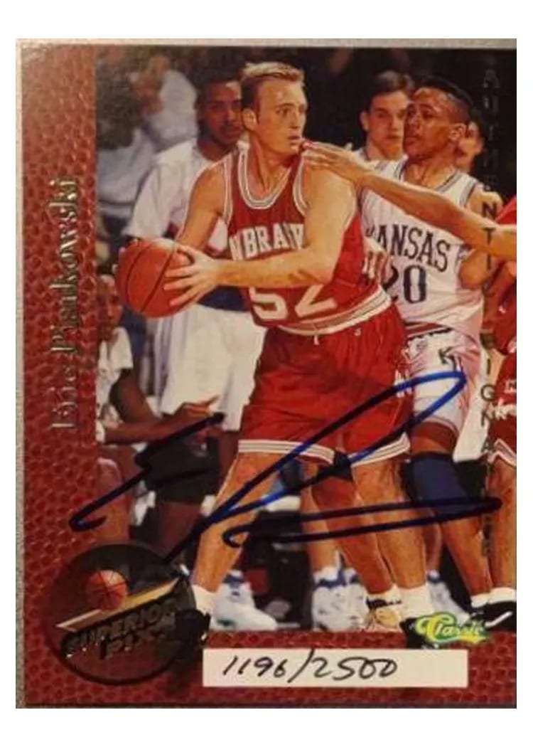 1995 Classic Superior Pix Autographs Eric Piatkowski card