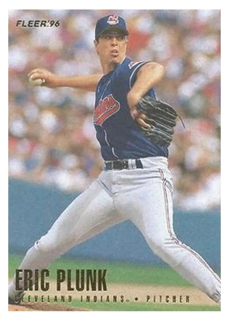 1996 Fleer Eric Plunk #97 card