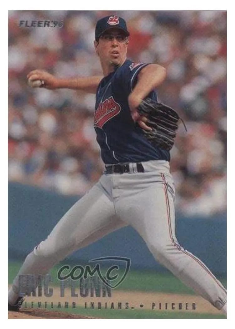 1996 Fleer Indians Eric Plunk #13 card