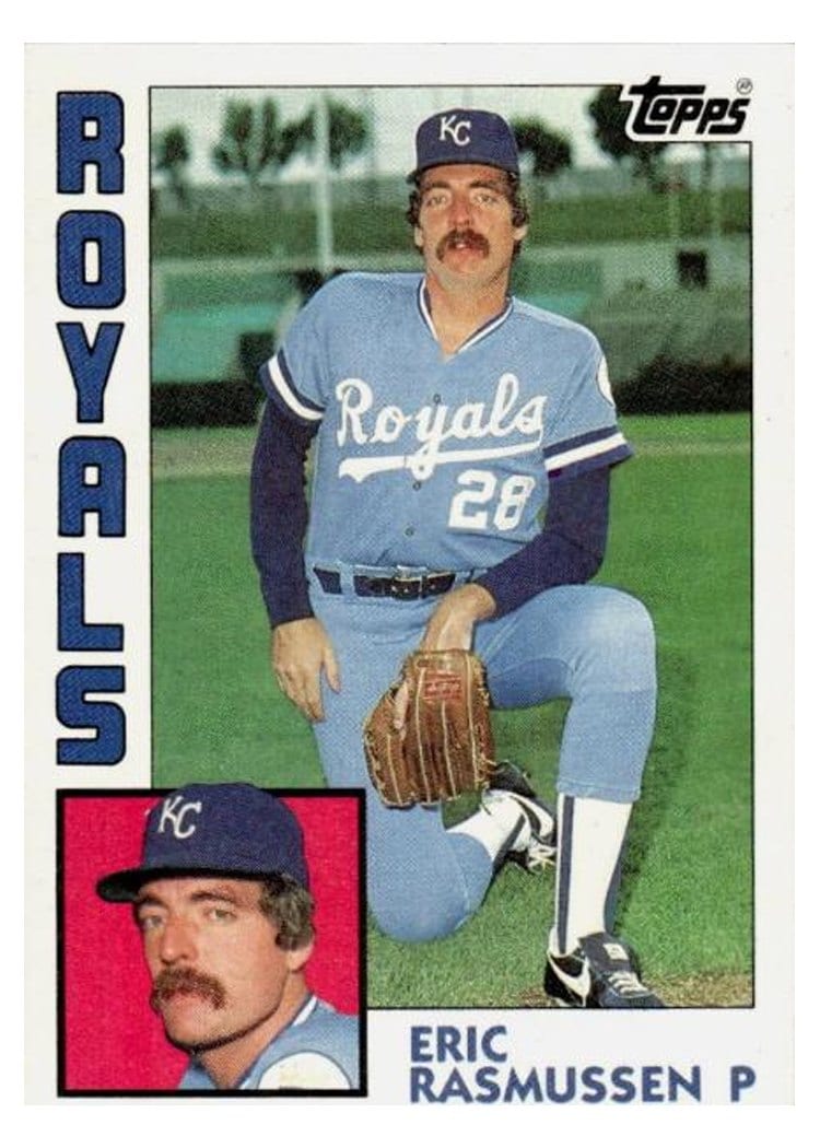 1984 Topps Eric Rasmussen #724 card