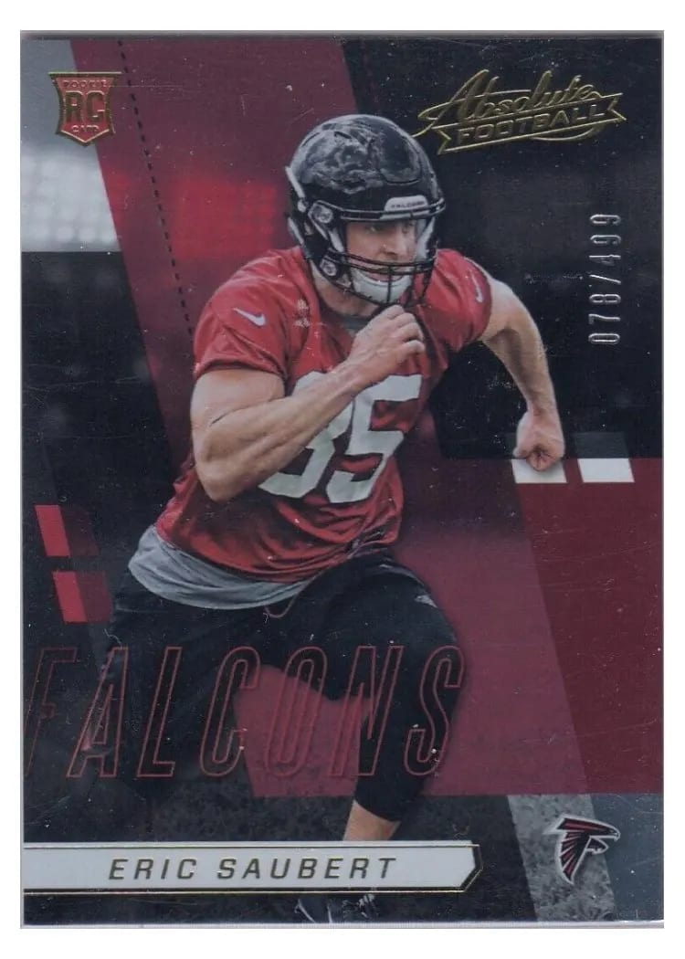 2017 Panini Absolute Eric Saubert #191 card