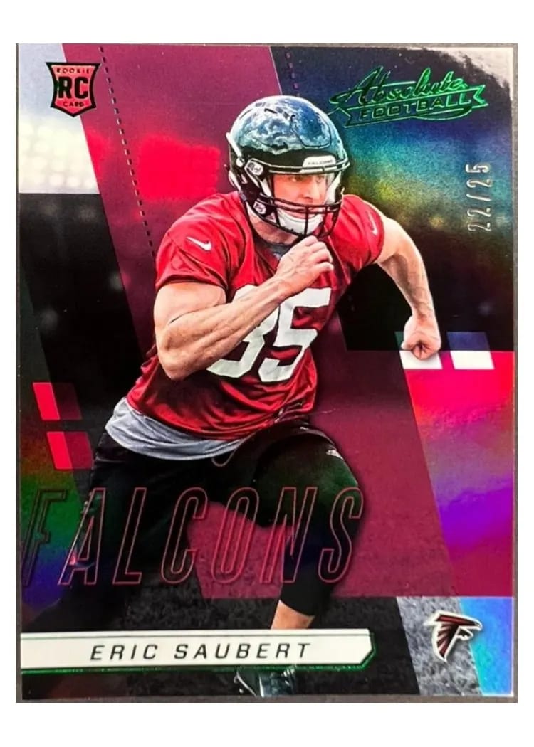 2017 Panini Absolute Eric Saubert #191 card