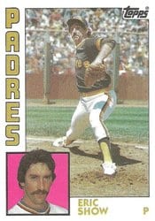 1984 Topps Base Set Eric Show #532 card