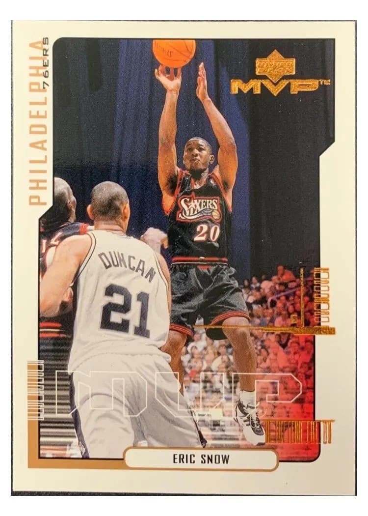 2000 Upper Deck MVP Eric Snow #20 card
