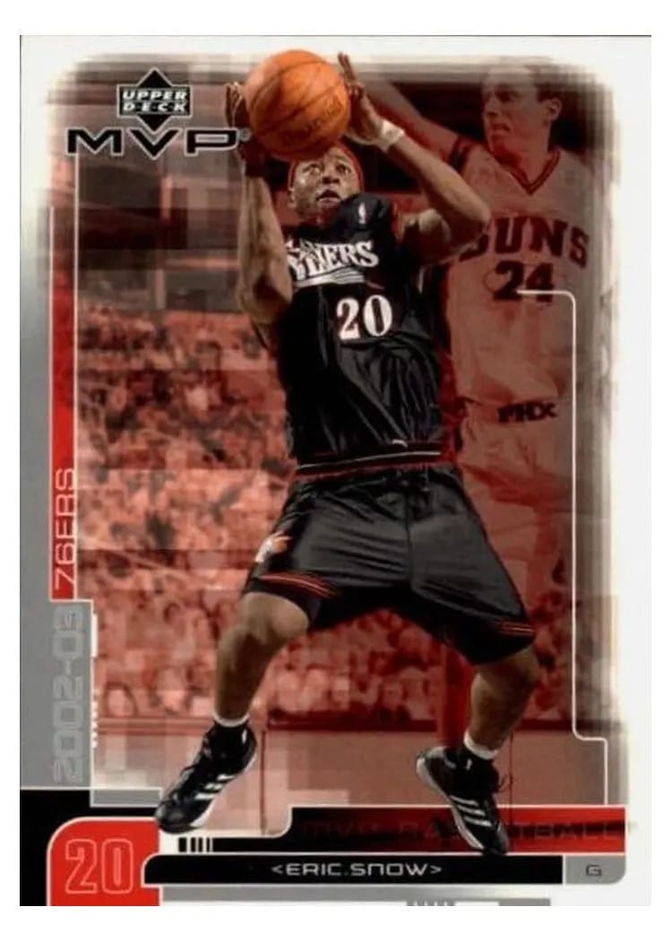 2002 Upper Deck MVP Eric Snow #134 card