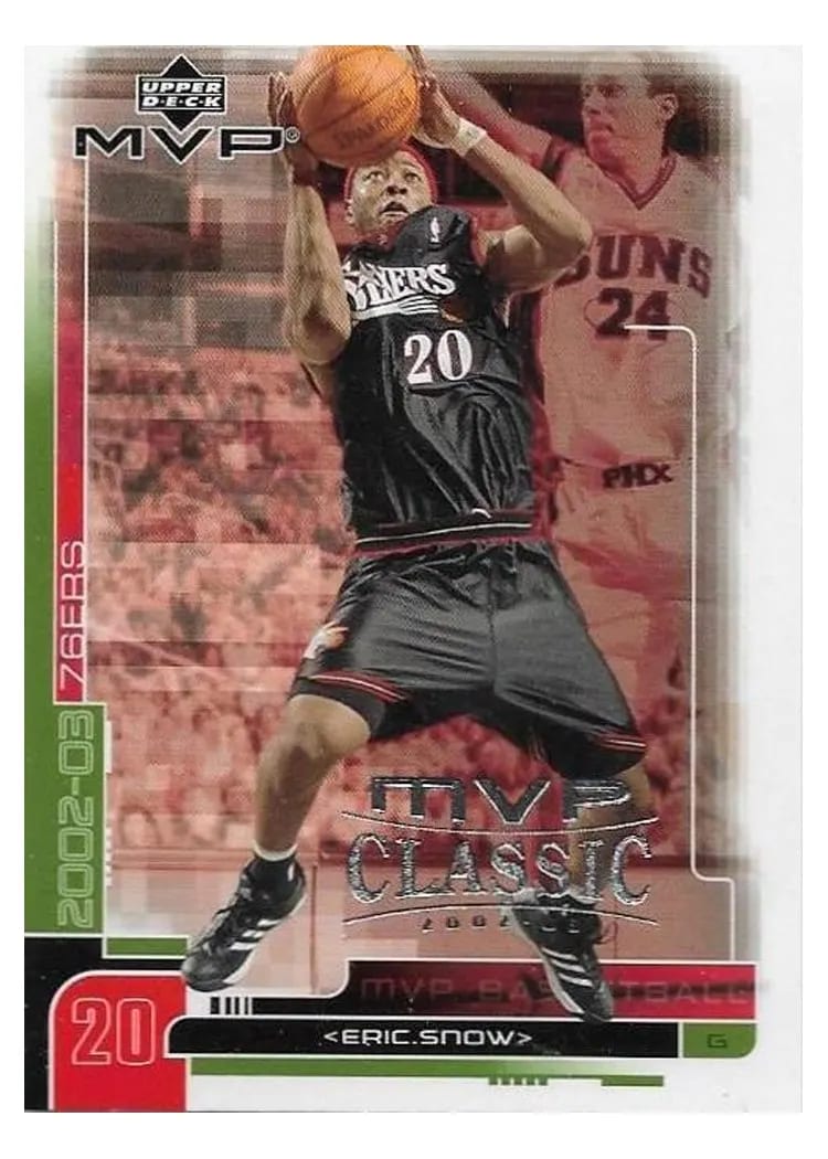2002 Upper Deck MVP Eric Snow #134 card