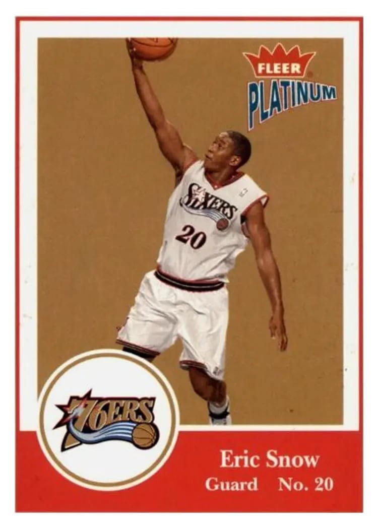 2003 Fleer Platinum Eric Snow #75 card