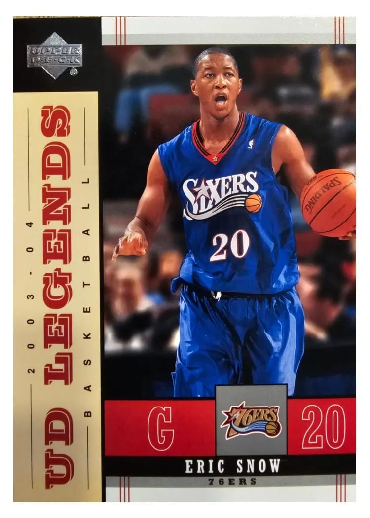 2003 Upper Deck Legends Eric Snow #65 card