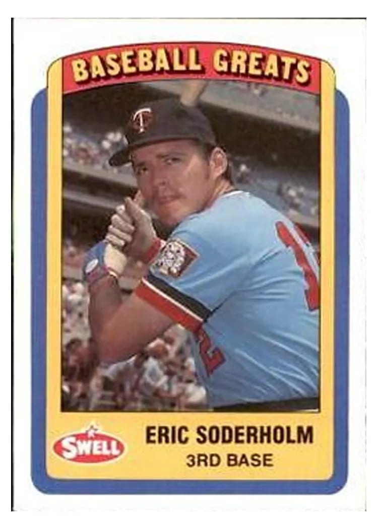 1990 Swell Greats Eric Soderholm #98 card